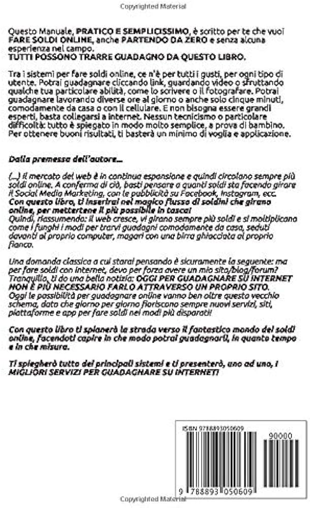 libreria guadagnoweb.it 101 modi per fare soldi su internet dario abate back