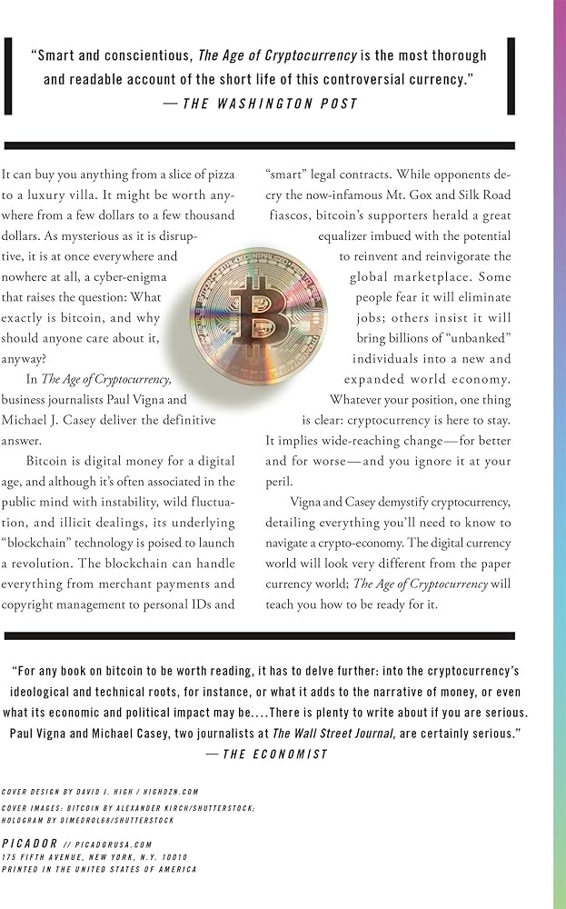 Libreria guadagnoweb.it retro the age of Cryptocurrency paul Vigna michael j casey